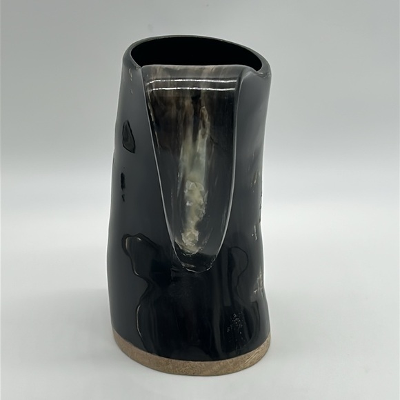 2373- Black Viking Drinking Horn Mug NWT - Picture 4 of 8